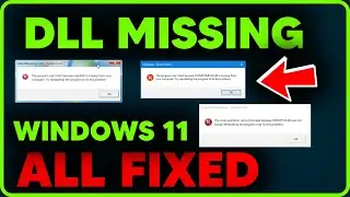How to fix Dll Missing Error - Windows 11
