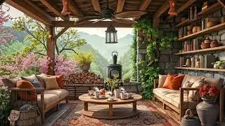 Spring Porch Jazz 🌸 Smooth Jazz Music for Relaxing Mornings, Focus & Cozy Outdoor Vibes