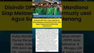 Disindir DPP PPP, Kubu Mardiono Siap Melawan Romahurmuziy usai Agus Suparmanto Menang Jadi Ketum