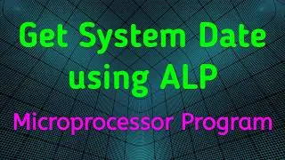 How to get system date | How to get PC Date | Get Date | System Date | PC Date | DOSBOX | Debug