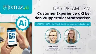 Das Dreamteam: Customer Experience x KI bei den Wuppertaler Stadtwerken 📱
