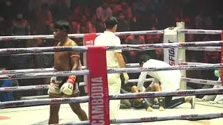KOMPENG KHMAO Vs CHIN CHANG - K.O / កំពែង ខ្មៅ / ជិន ចាង