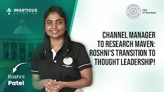From Routine to Research: Roshni's Evolution into a Research-Based Role!