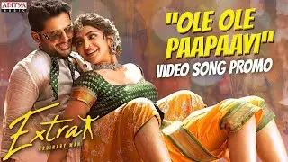 Ole Ole Paapaayi Full Video | Extra - Ordinary Man | Nithin , Sreeleela  Ram Song