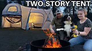 Two-Story Tent Camping | Dad Daughter Campout