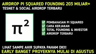 AIRDROP GRATIS 203 MILIAR !!! Airdrop Pi Squared terbaru tampa undang teman ||| AIRDROP LISTING