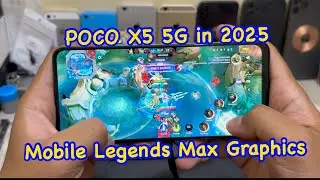ХОРОШИЙ ТЕЛЕФОН СРЕДНЕГО КЛАССА ЗА 110 ДОЛЛАРОВ! || Poco X5 5G: тест графики Mobile Legends Max в...