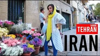 Tehran Virtual Tour 2022, Vanak Square, Rush Hour, Iran.