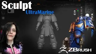 Скульпт космодесантника | Space Marine #21 (Zbrush)