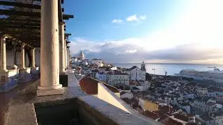 Quiet Morning in Alfama &ndash; Lisbon&rsquo;s Historic Neighborhood & Tejo River City Ambience [4K]