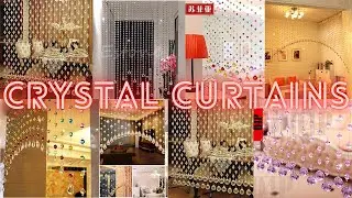 8 Acrylic Crystal Beads Designer Curtains for Devider, Baramda, Doors, Windows for Home Decoration