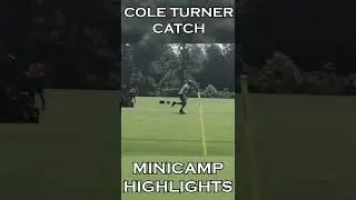 Commanders Minicamp Highlights: Cole Turner | John Keim Report #shorts