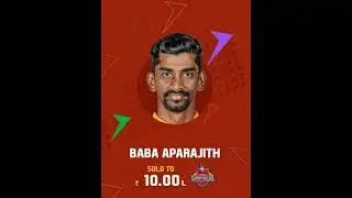 Baba Aparajith sold to Chepauk Super Gillies for 10 L #TNPLAuction #NammaOoruNammaGethu #TNPL2023