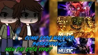 Silver Eyes reagindo ao rap do Springtrap, Michael Afton e la&ccedil;os de sangue( @ironmasterprod)