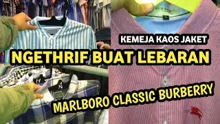 Top brand kemeja bekas tampak baru layak buat lebaran bisa online thrifting surabaya