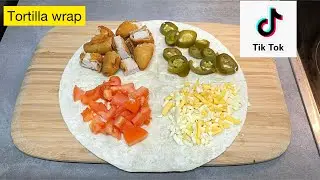 Tiktok Tortilla Wrap Hack | life-changing TIK TOK tortilla wrap hack | Breakfast & Lunch wrap hack