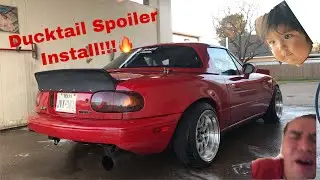 Miata Ducktail Install!!!