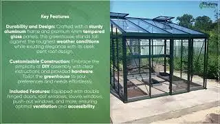 Unveiling the Exaco Janssens Modern M36 Sloping Roof Greenhouse &ndash; Elevate Your Gardening Game!