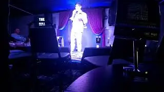Stand up comedy at the Riot Comedy Club on the river walk in San Antonio, Texas.