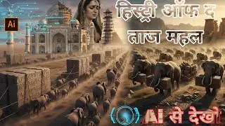 Ai से देखो ताजमहल का निर्माण ऐसे हुआ था,Taj Mahal History,