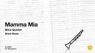 Mamma mia - Wind Quintet (Sheet Music)