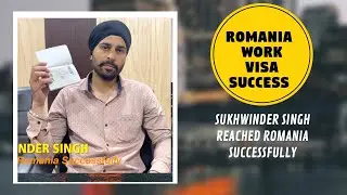 Sukhwinder Singh Reached Romania successfully. Romania Visa success #romaniaworkvisa