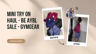 MINI TRY ON HAUL AYBL Review - GYM Gear - Comfy Workout Leggings - BEAYBL