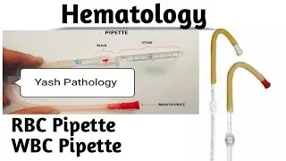 Defference between!!RBC pipette And WBC pipette@! Structure of RBC and WBC pipette#hematology