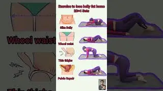 Exercise to lose belly fat home #Yoga #motivation #homeworkoutroutine