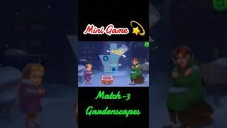 Funny mini Game 💫 Match-3 Game Gardenscapes #games #gameplay #gaming