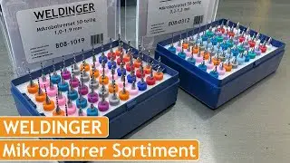 Mikrobohrer Sortiment und Einzelgr&ouml;&szlig;en-Bohrer 0,3-1,9 mm von WELDINGER ideal f&uuml;r Modellbauwerkstatt