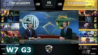 TSM Academy vs FlyQuest Academy | Week 7 NA Academy League Summer 2018 | TSMA vs FLYA