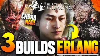 BLACK MYTH WUKONG: AS 3 MELHORES BUILDS OP PARA DERROTAR ERLANG MUITO FACIL!