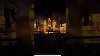Projection Mapping at a festival in Saudi Arabia. #visuals #projectionmapping #resolume