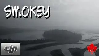 DJI Spark Smokey Flight Over Water