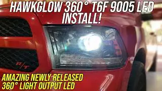 Серия Hawkglow T6F 9005 — светодиодные лампы головного света с обзором 360° для RAM Sport 2017 года