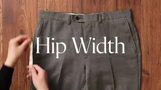 How to Measure Your Dress Pant: Hip Width