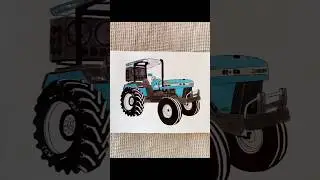 sonalika tractor sketch sketch making of tractor #shorts
