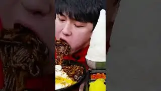 Black Bean Noodles (Jjajangmyeon) ASMR MUKBANG &copy;️UDT TV