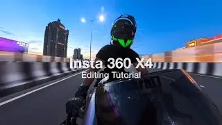 Insta360 One X4 Moto Vlog Editing Tutorial: Pro Tips for Epic Videos #insta360 #zx6r #onex4