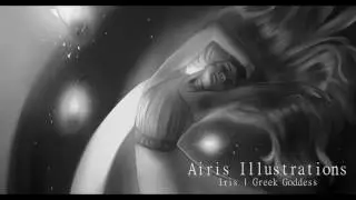 Digital Speed Painting | Iris Greek Goddess