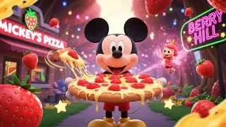 Mickey Mouse&rsquo;s Magical Strawberry Pizza Adventure 🍓🍕 | Fun 3D Kids Cartoon Story