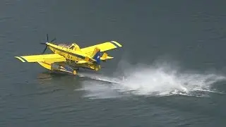 Aviões Air Tractor Fire Boss firefighting