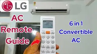 LG Inverter AC Remote Demo ⚡ Lg dual inverter ac remote functions ⚡ LG AC Remote Kaise Chalaye ?