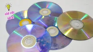 5 SMART WAYS TO REUSE/RECYCLE AN OLD CDs| HOW TO RECYCLE OLD CDs