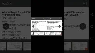 Calculating pH and pOH