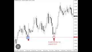 Bullish Pin Bar Support Level