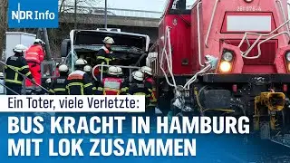 Tödlicher Crash im Hafen: HVV-Bus kollidiert mit Lokomotive | NDR Info