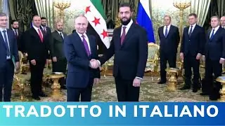 Russia&ndash;Siria, Putin riceve Ahmed al-Sharaa a Mosca: ricostruzione e integrit&agrave; territoriale