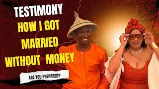 Testimony of how I got married with no money.